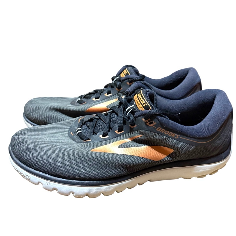 Brooks Pure Flow 7 Athletic Running Shoe Womens Size 8.5 Gray Copper